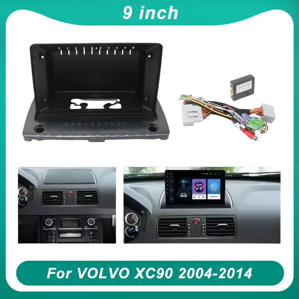 

Автомобильный радиоприемник для VOLVO XC90 2004-2014, 9-дюймовая рамка, Android 2Din MP5-плеер, стереопанель