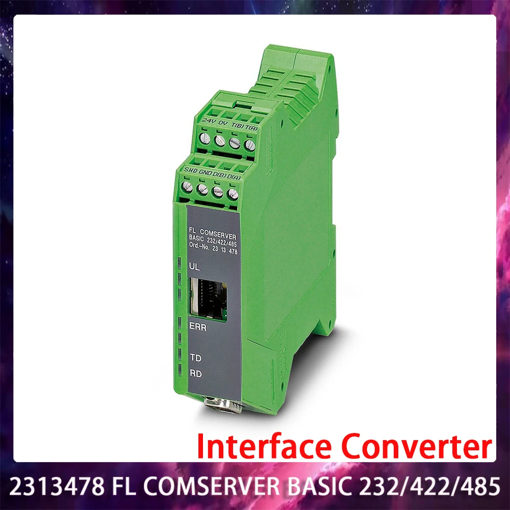 

New 2313478 FL COMSERVER BASIC 232/422/485 Interface Converter Support TCP And UDP Works Perfectly High Quality Fast Ship