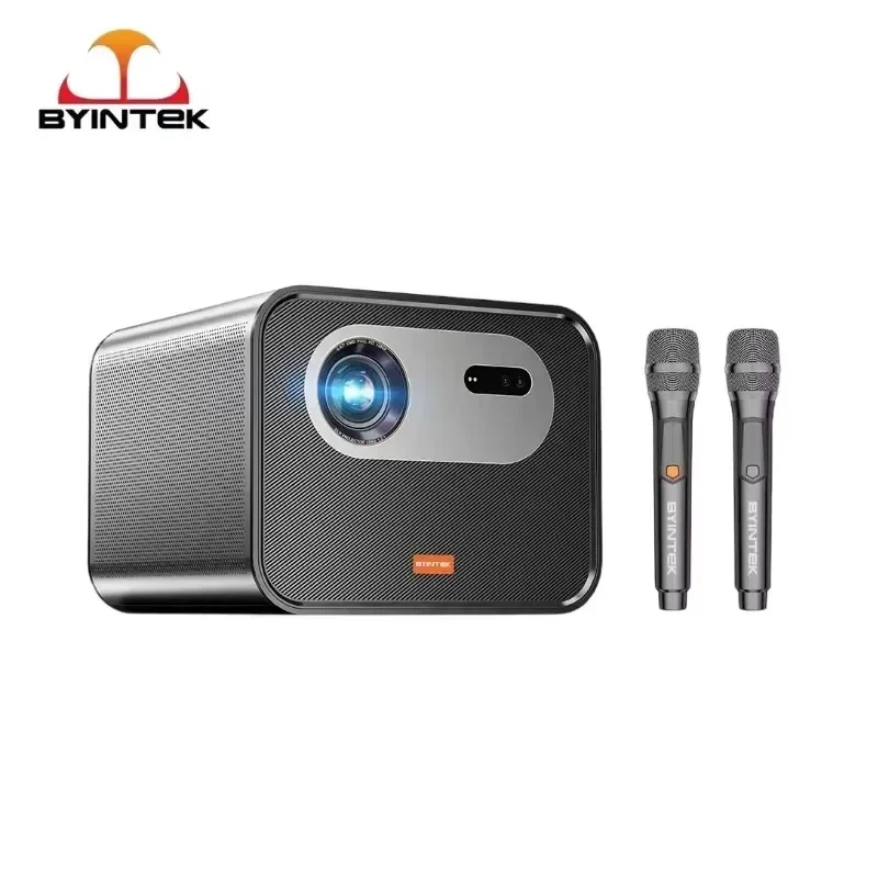 Byintek R90 Portable Android Smart LED WIFI DLP 4K Full HD 3D IPTV Video Home Theater for Cinema Entertainment Party Education