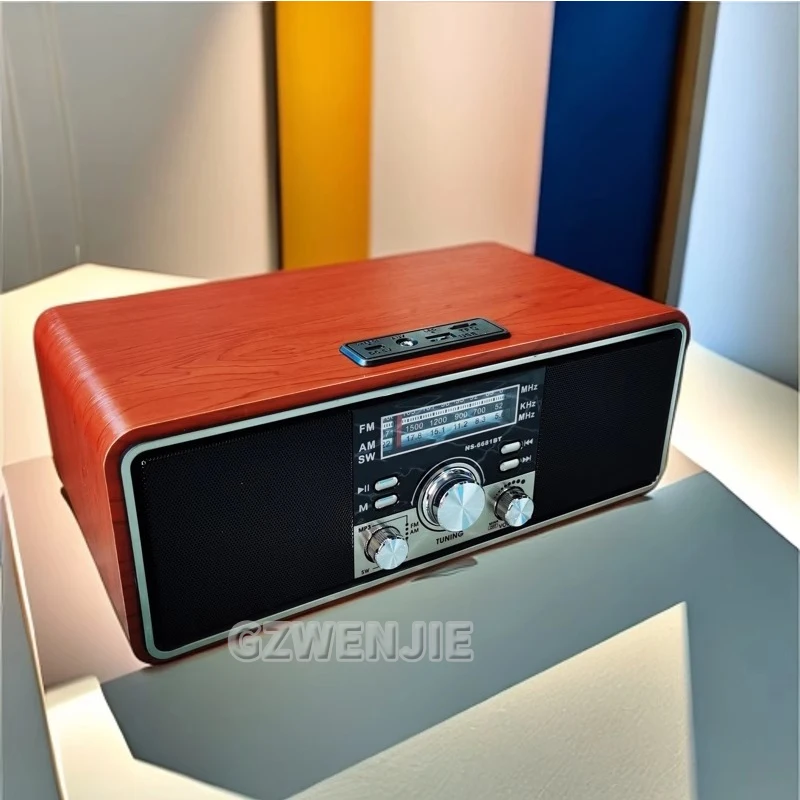 Large Knob AM FM Radio Transistor Short Wave Radio Powered by 9V Battery Or Home Suitable for Indoor And Outdoor Use