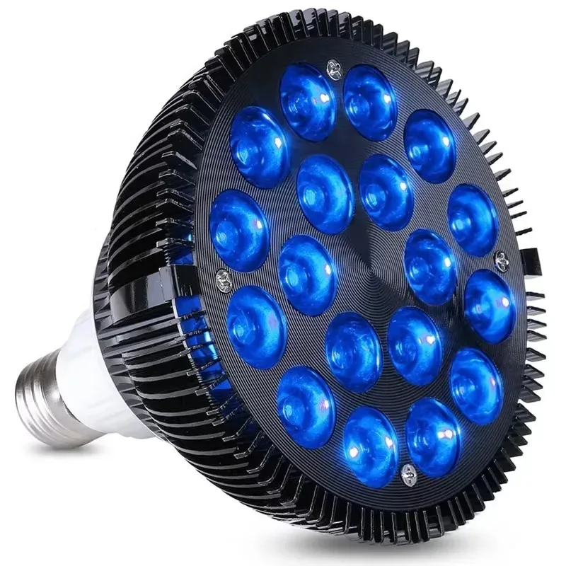 e26-27-led水槽用ライト電球-18-54w-ブルー-450nm-460nm-水槽用ランプ-par38-水槽用サンゴ礁ライト-水槽用照明
