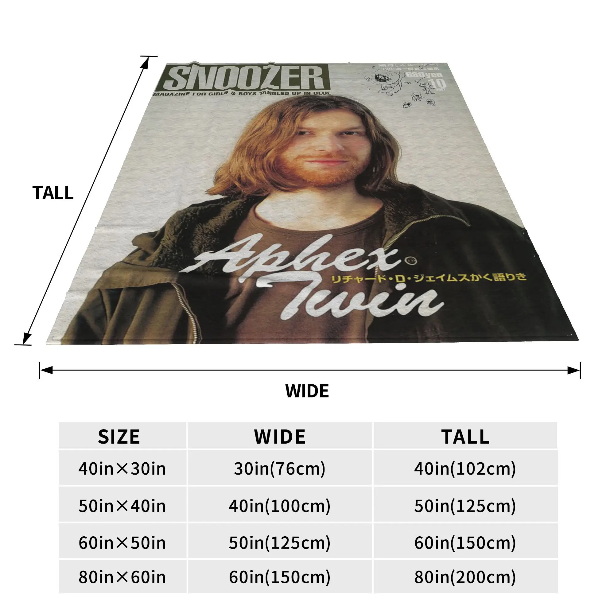Aphex Twin Richard D James Music Blankets Warm Fleece Sofa Throw Blanket for Home Bedroom Travel Throws Bedspread Quilt