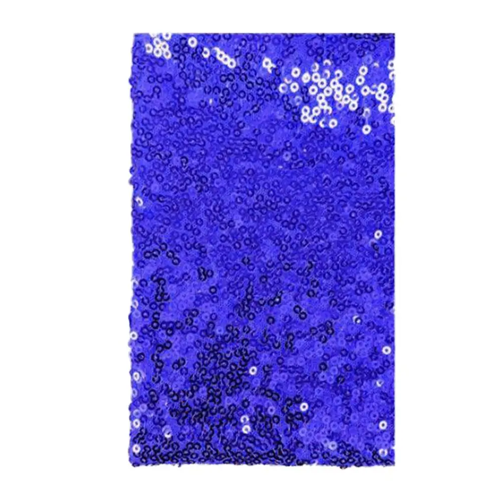 

Sequin Fabric 3mm Shiny Sapphire Sequin Cloth Backdrop Tablecloth Costume Material Sturdy Premium Non Drop Sequins Headband