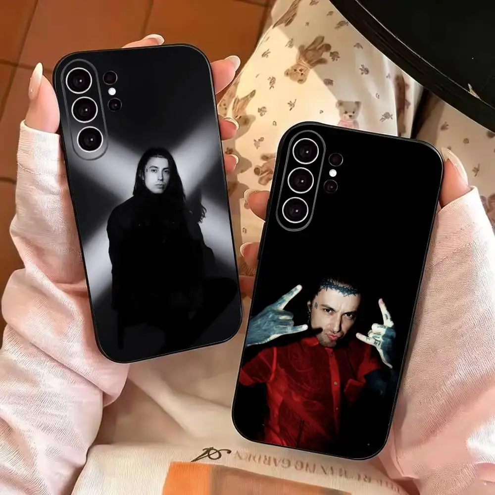 R-Ronnie Radke Singer Rapper Phone Case For Samsung S25,S24,S21,S22,S23,S30,Ultra,S20,Plus,Fe,Lite,Note,10,Black Cover