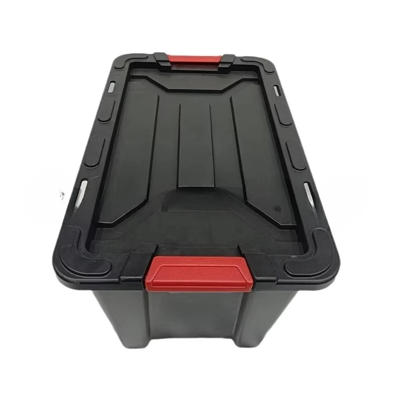 100L Large Capacity Heavy Duty Stackable Plastic Storage Container Car Luggage Storage Box
