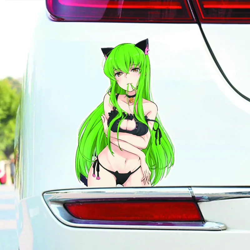 

Anime Girl Car Stickers, Vinyl Laptop Wall Decal, Bumper Window Laptop Fuel Tank Cap Decor