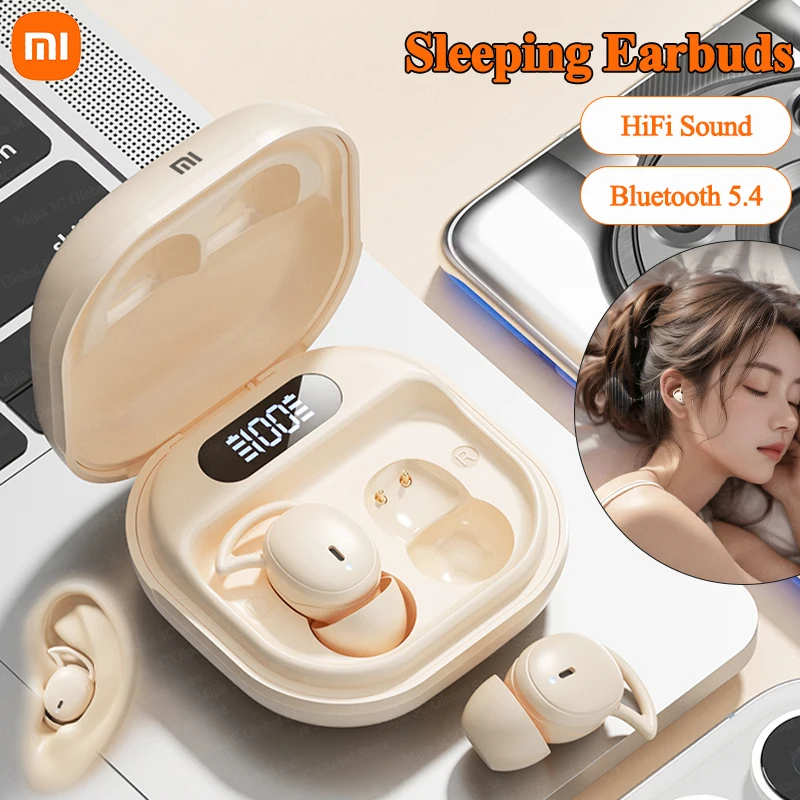 

XIAOMI M72 Wireless Sleeping Earbuds HiFi Sound Bluetooth5.4 Earphones In Ear Headphone TWS Sport Headset Noise Reduction