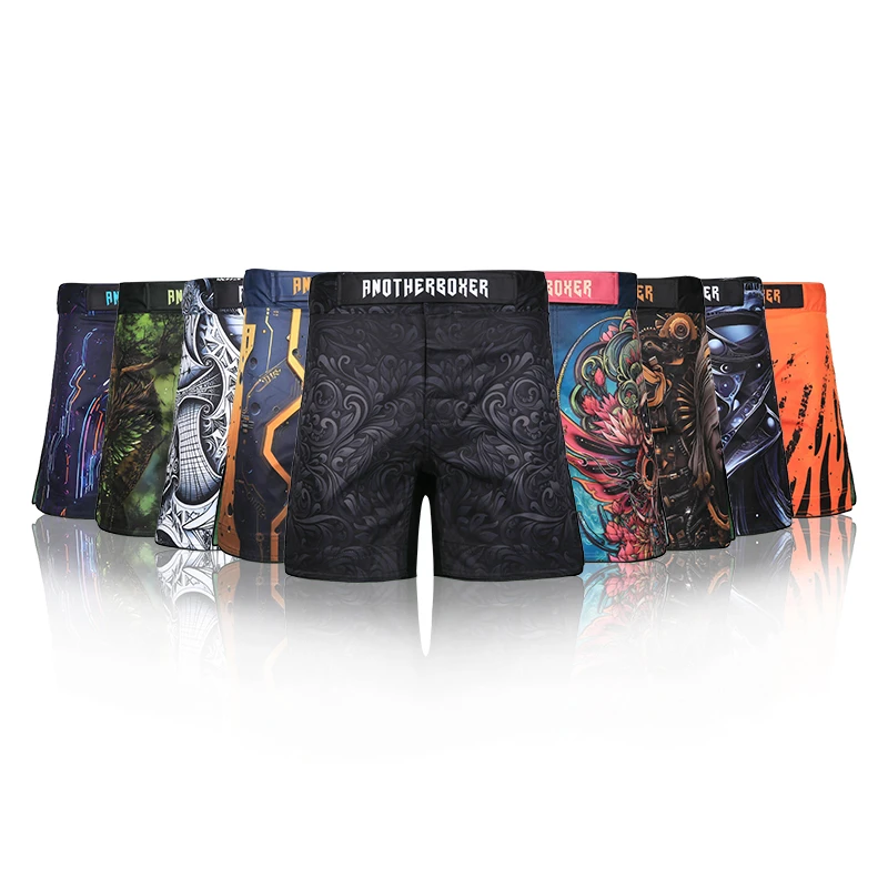 MMA Shorts for Training & Kickboxing Fighting Shorts for Martial Arts Cage Fight, Muay Thai, BJJ, Boxing Grappling Athletic Wear