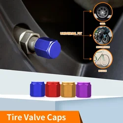 UNIVERSAL 4Pcs VOLK RACING RAYS TIRE VALVE STEM CAPS FORGED ALUMINUM BLACK