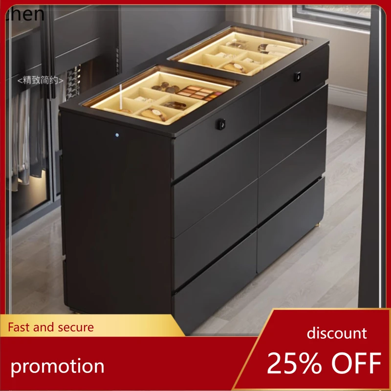 

HT шкафчик для гардероба простой замок с восемью ведрами шкаф для гостиной настенный ящик шкаф для хранения