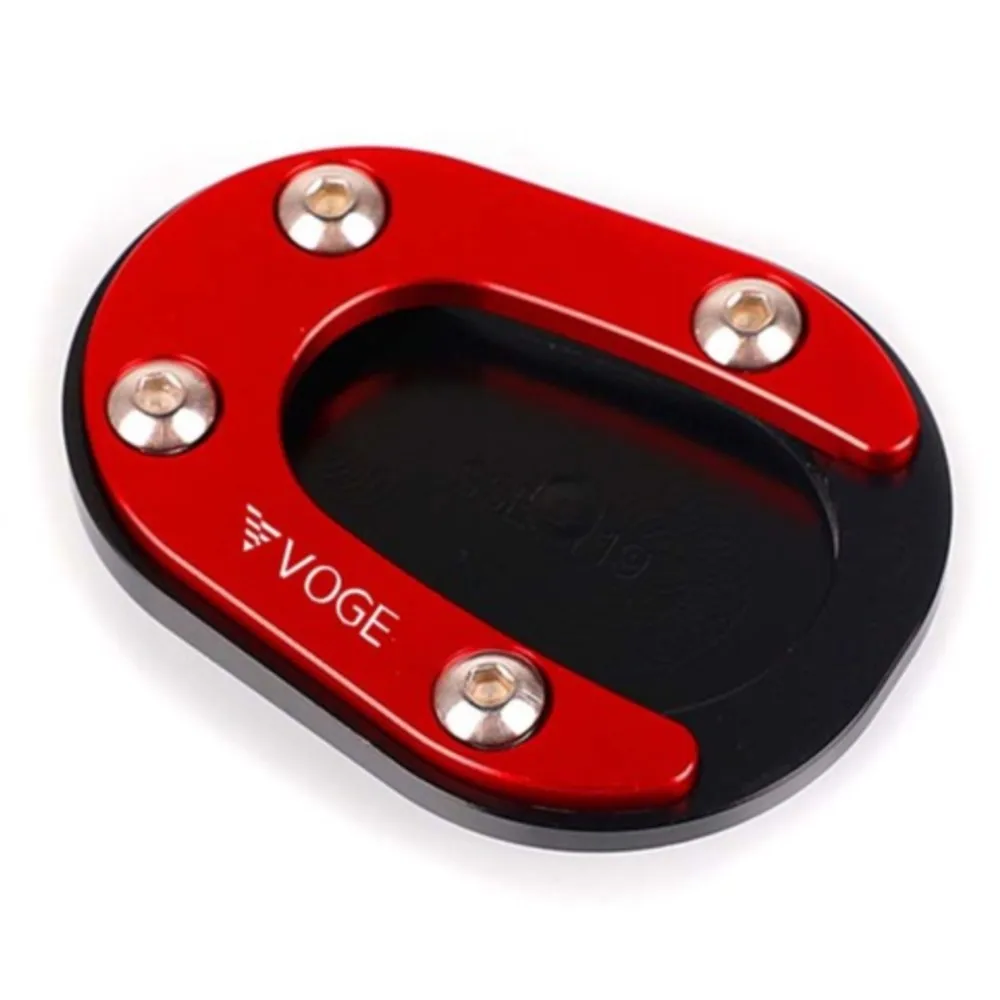 Motorcycle For LONCIN VOGE 300R 300RR 300AC 300DS 250RR Side Stand Foot Enlarger Plate Pad Kickstand Support Pad Shell Cover