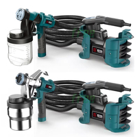 220V 800W Electric Spray Gun 900ML Adjustable Nozzle Electric Paint Sprayer For Auto Furniture Steel Coating Airbrush Household