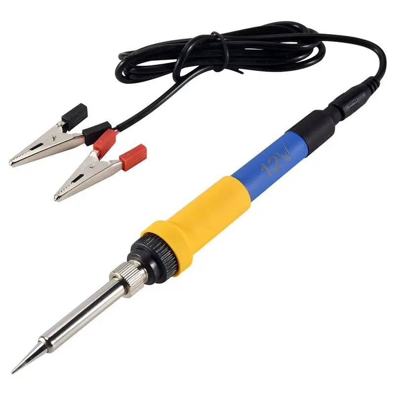 

AA81-DC 12V Portable Soldering Iron Low-Voltage Car Battery 60W Welding Rework Repair Tools