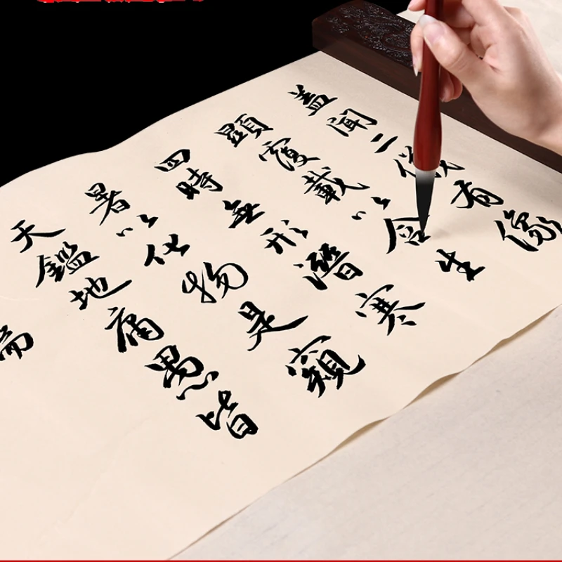 Brush Pen Writing Rice Paper Painting Calligraphy Half Ripe Xuan Paper Bamboo Pulp Painting Papier Beginner Practice Papel China