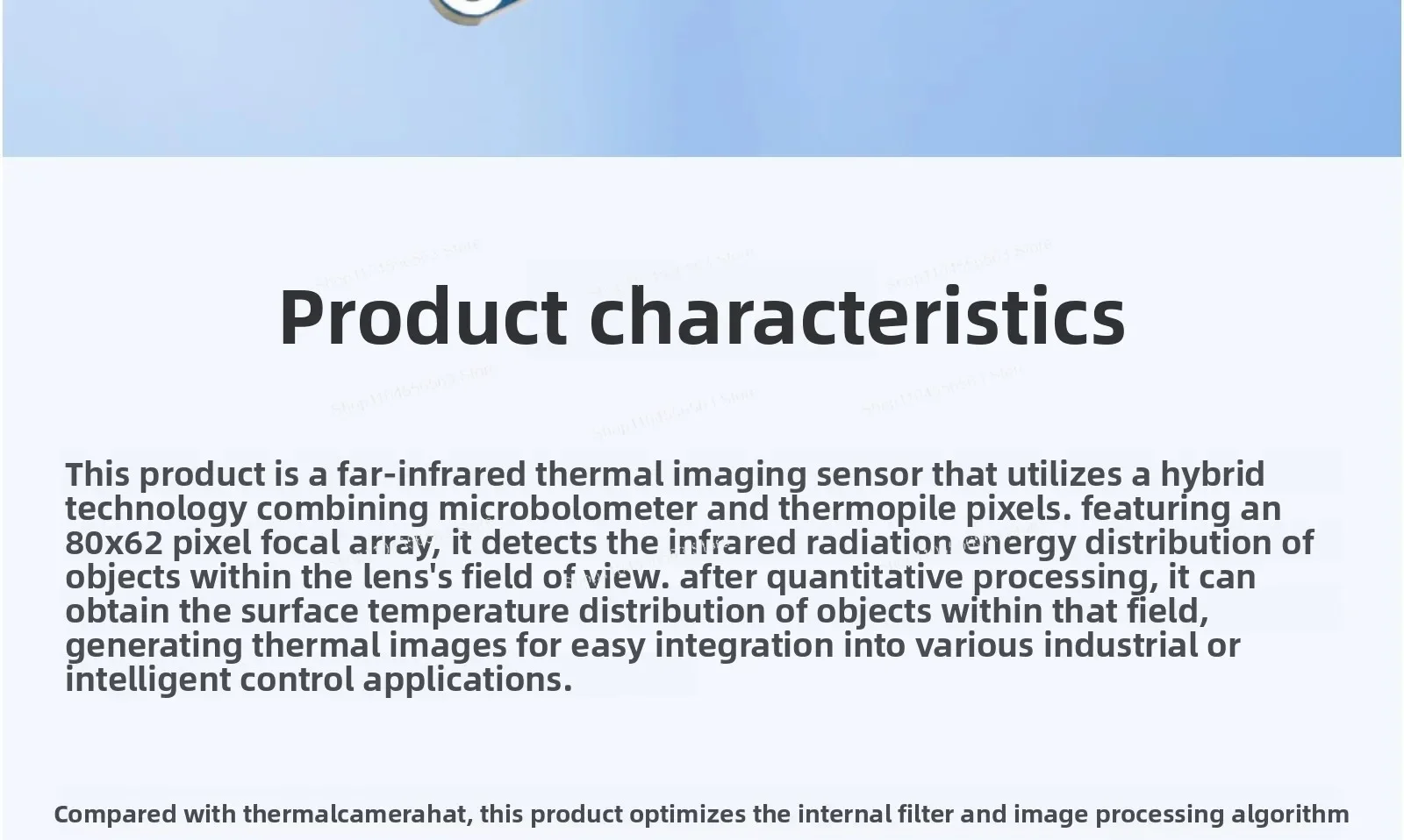 ​​Far Infrared Thermal Imaging Sensor Array, High Resolution Pixel Measurement Module for Non-Contact Thermal Imaging System​​
