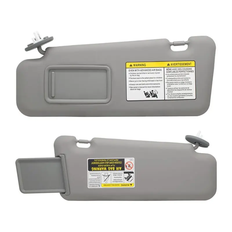 

AB56-Left+ Right Car Sun Visor Pair In Gray With Sunroof For Toyota Highlander 2008- 2013 Part Numbers 74320-48500-B0 74320-0E05
