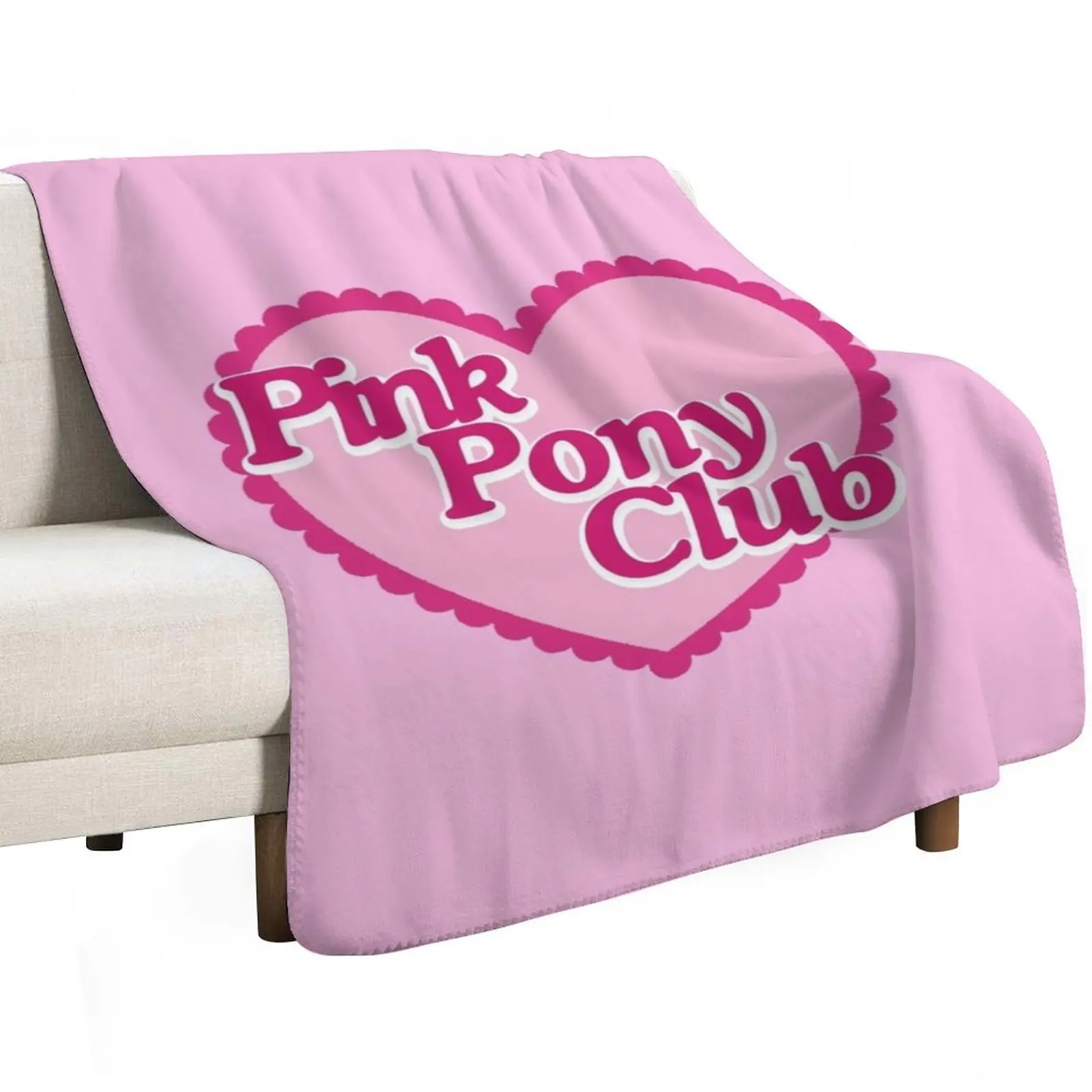 Chappell Roan Pink Pony Club Throw Blanket Luxury Thicken for babies Weighted Flannel Multi-Purpose Thin Blankets