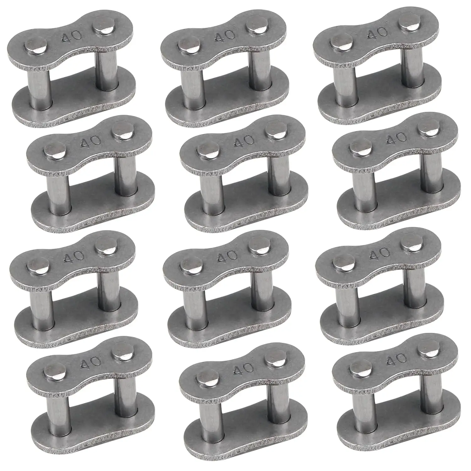 

12 шт. # 40 соединительных звеньев для велосипедных цепей и мотоциклетных цепей - прочные и простые в установке
