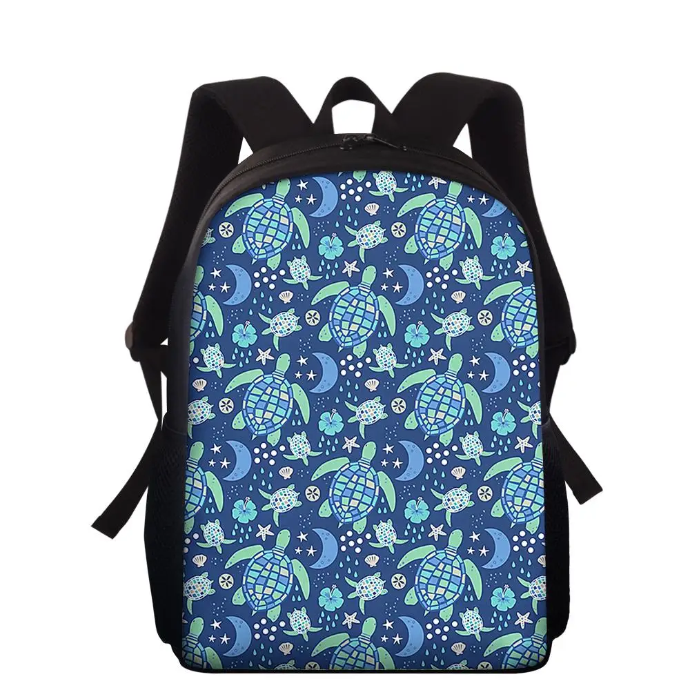 

Ocean Turtle Print Backpacks For Children Sea Creatures Unique Primary Elementary Kids School Bagpacks 3D Boys Girls Rucksack