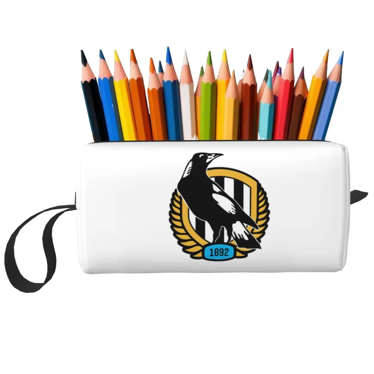 Trousse de maquillage alternative avec logo Newcastle United, organiseur de cosmétiques, trousse de toilette pour femmes, trousse de beauté de voyage, trousse à crayons