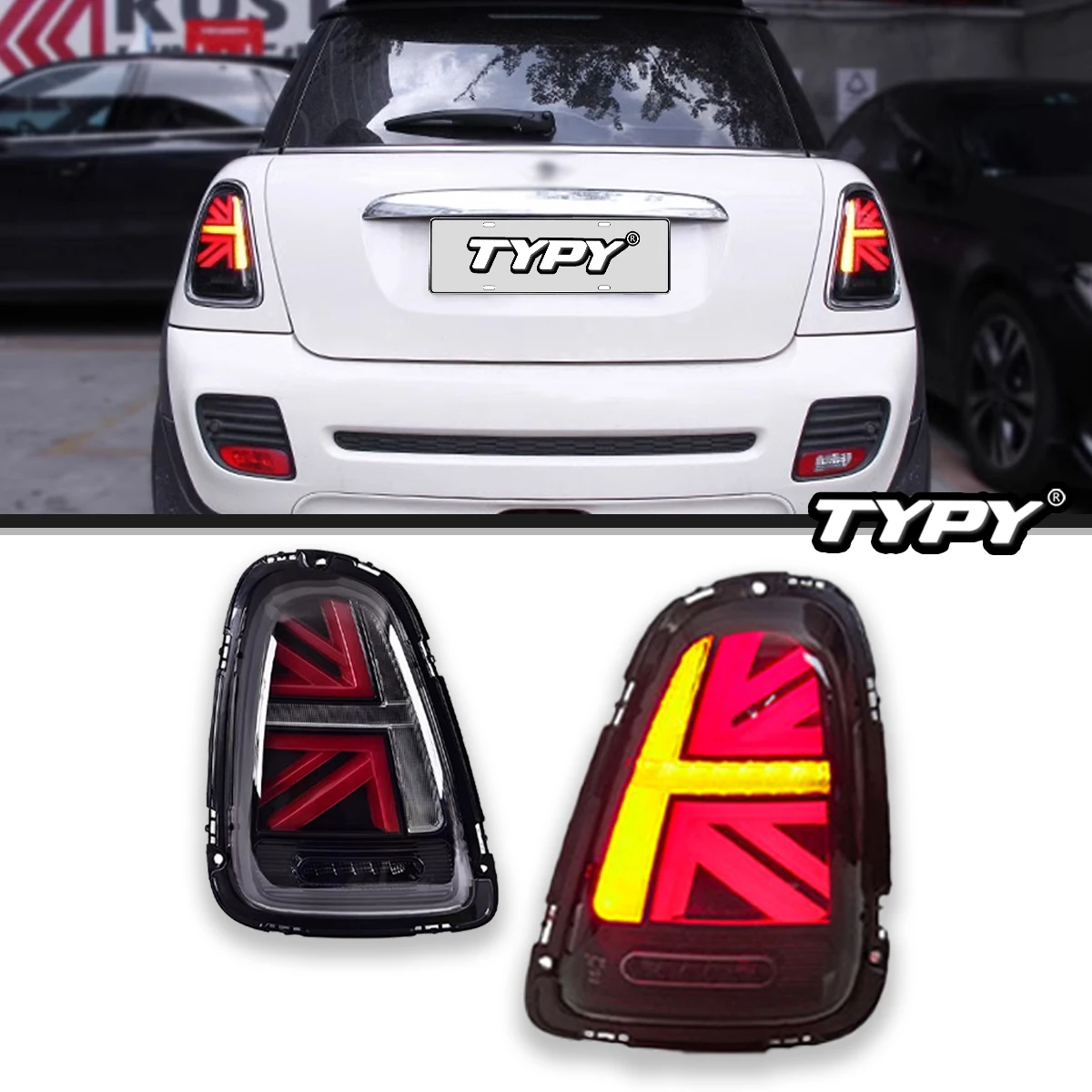 TYPY Car Lights For BMW Mini Cooper R56 2007-2013 Taillight LED Projetor Tail Lamp Daytime Running Light Automotive Accessories