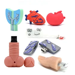 usb flash drive cartoon organ high speed 128GB 4GB 8GB pendrive 16GB pendrive 32GB  U disk condom 64GB finge rmemory stick