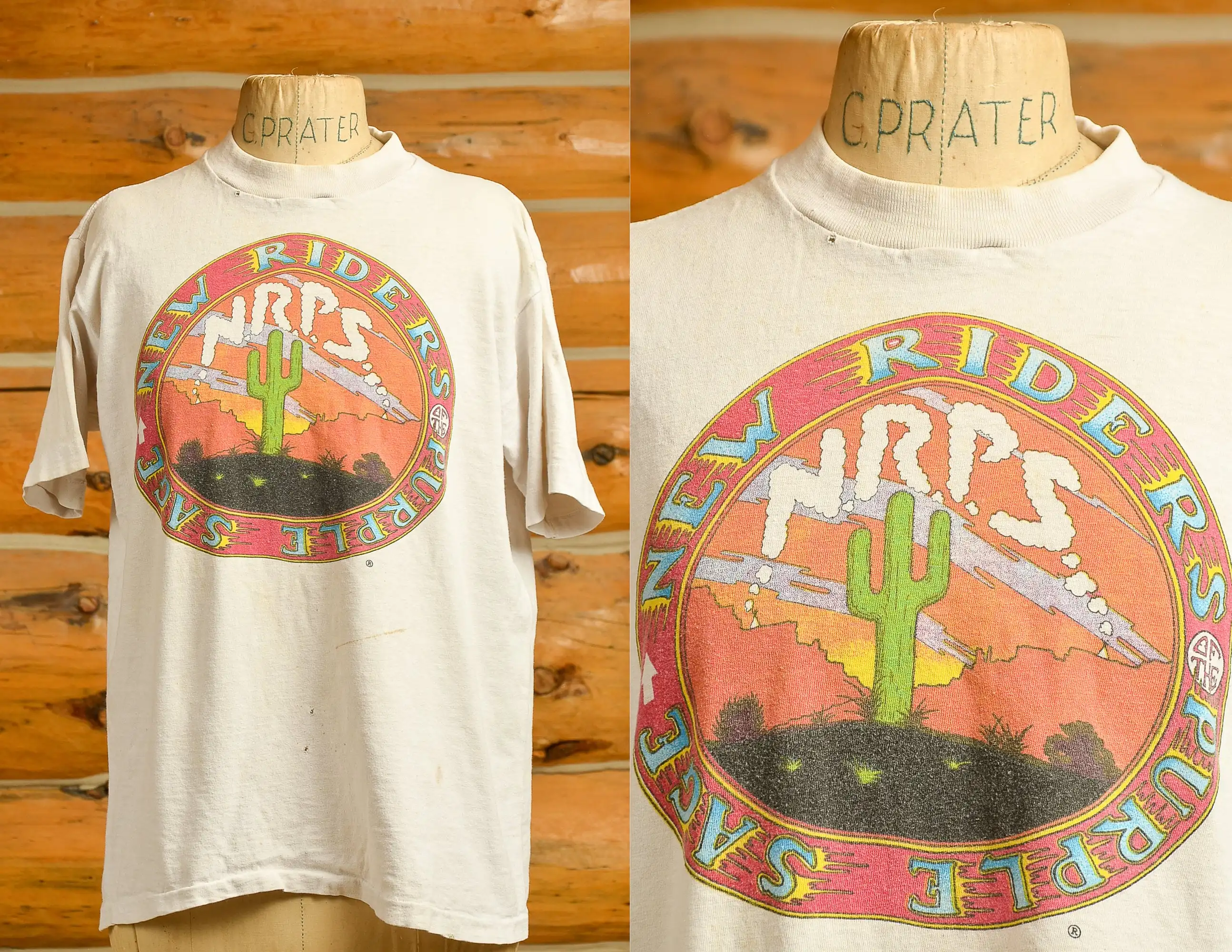 1970s New Riders of the Purple Sage First Album Cotton T Shirt