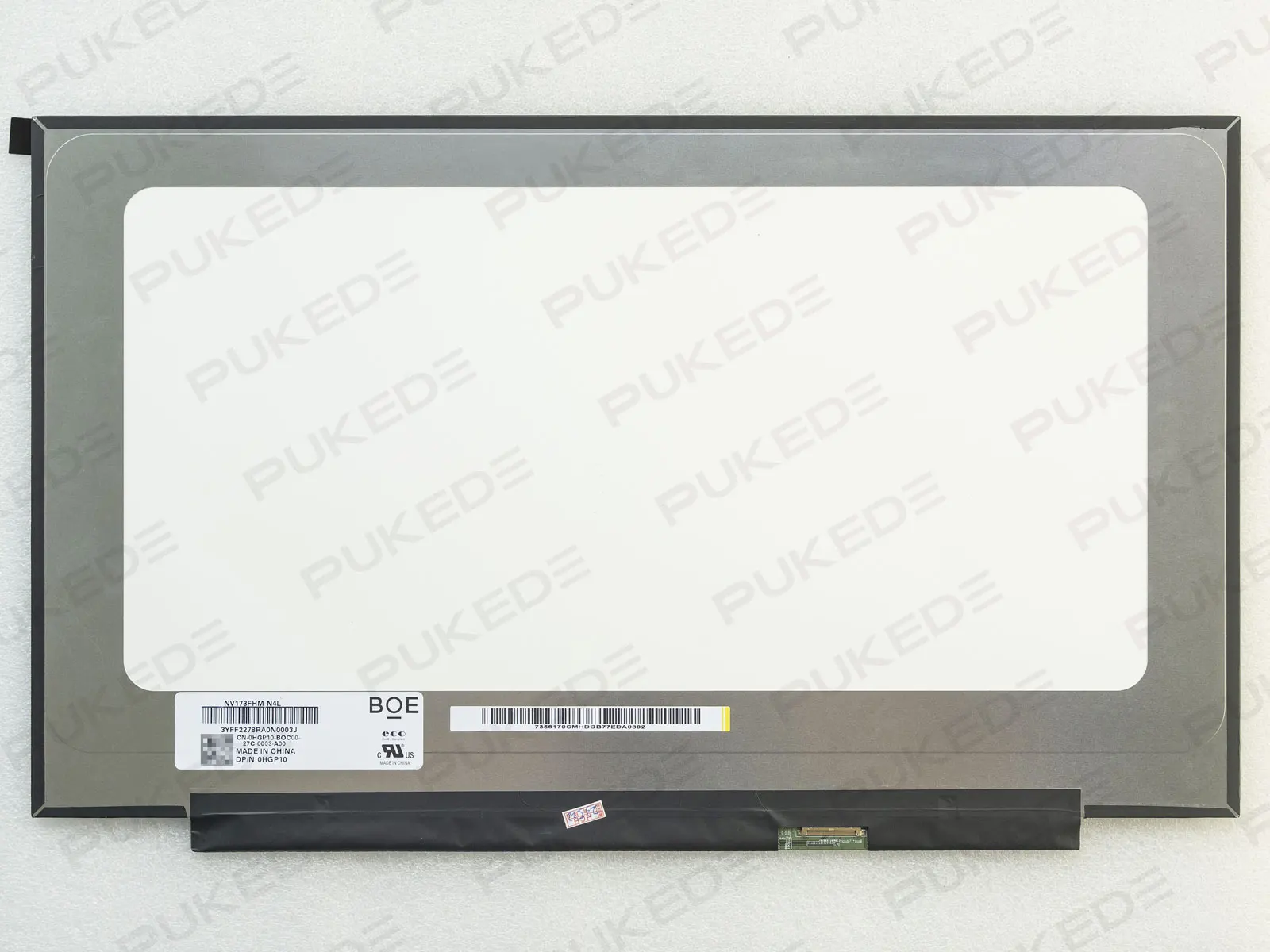 17.3''IPS Laptop LCD Screen NV173FHM-N4L fit NV173FHM-N4F N173HCE-E3B 500 nits DP/N 0HGP10 0VC9P0 99% DCI-P FHD 1920x1080 30pins