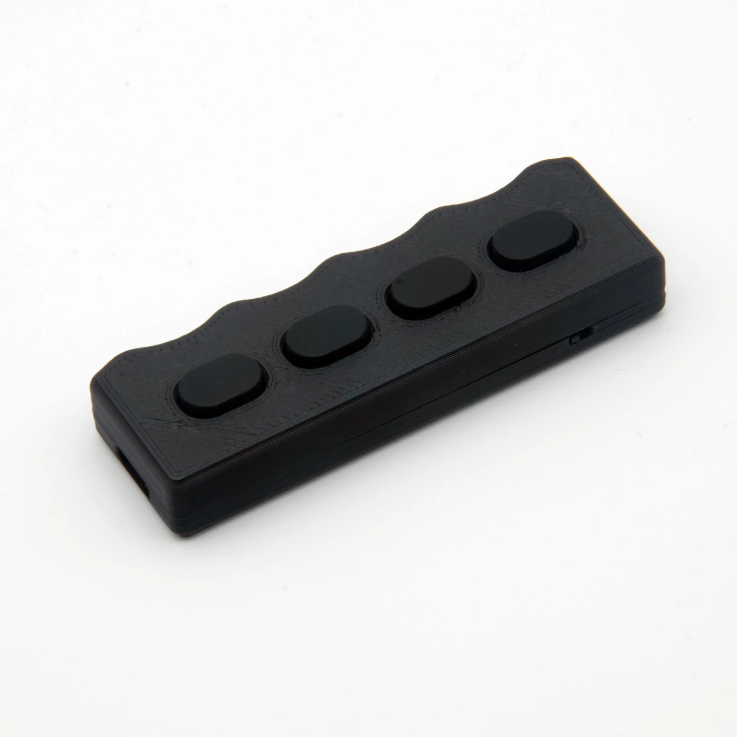 Mute Wireless 4 Keys Recording 4 Keys Silent Silicone Mini Customizable USB Keyboard Shortcuts Office Non-Bluetooth