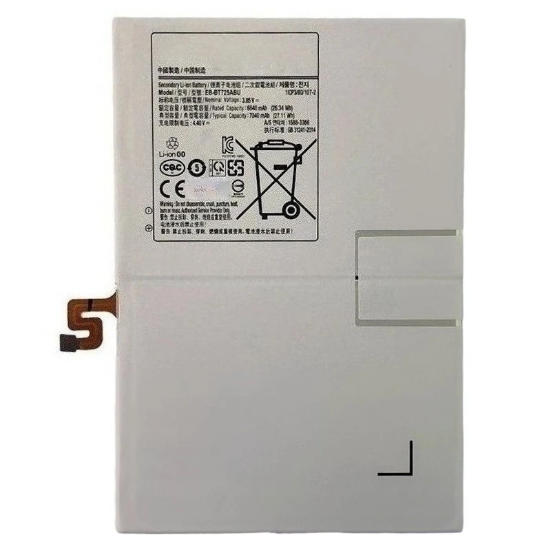 แบตเตอรี่แท็บเล็ตใหม่เอี่ยม 3.85V 7040mAh รุ่น EB-BT725ABU สำหรับ Samsung Galaxy Tab S5e T725C T720 SM-P610 P610 P615C SM-T720 T725 S6 Lite