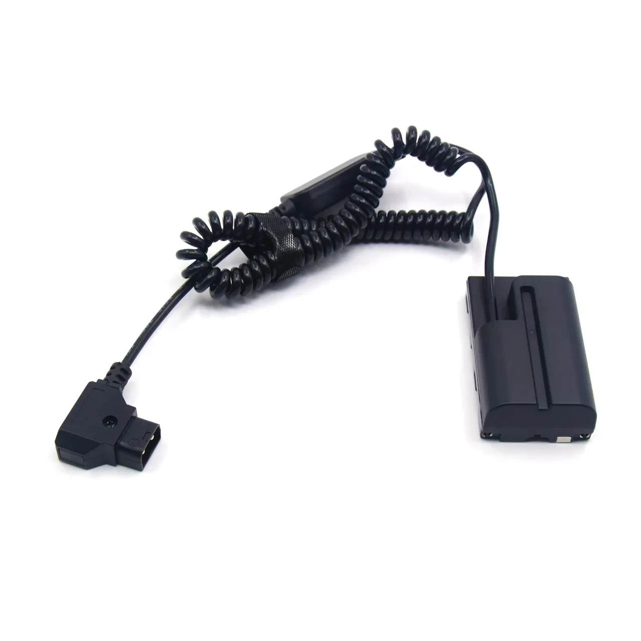 D-tap Connector to NP-F550 Full Decoded Dummy Battery For Sony Camera Compatible with LED video light Replacement of NP-F750/960