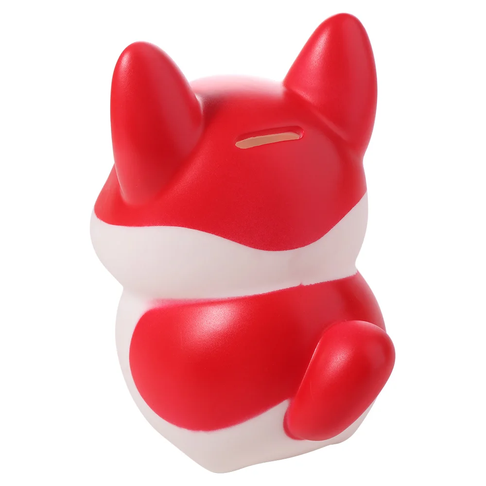 กระปุกออมสินรูปสุนัขคอร์กี้ การ์ตูน ของตกแต่งบ้าน กล่องใส่เงินเด็ก ป้องกันการตกกระแทก ของขวัญเทศกาล