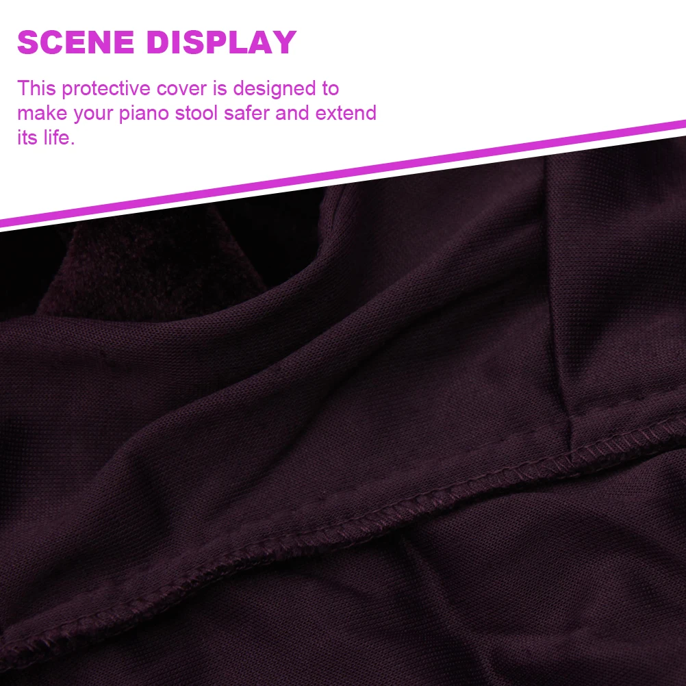 

Practical Piano Stool Seat Cover Lightweight High Quality Fabric Easy to Clean Keeps Your Stool Safe and Clean in Harsh