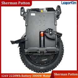 In Stock Newest LeaperKim Veteran Patton 126V 2220Wh Battery 3000W Motor 18inch Off-road Tire Veteran Patton Electric Unicycle