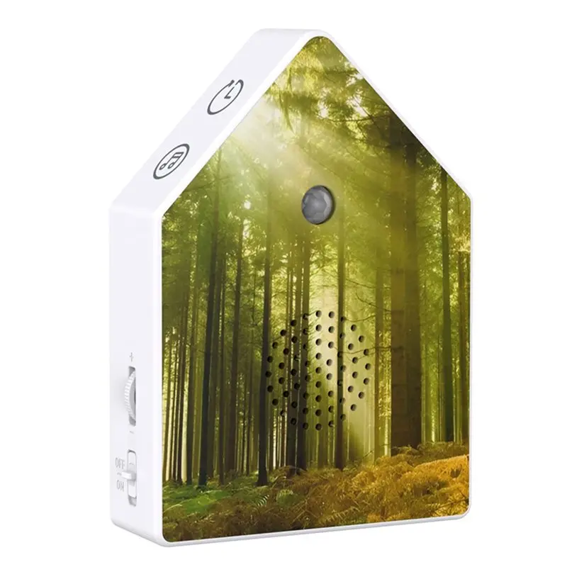 

A58Z музыкальное устройство с белым шумом, коробка для пения птиц с таймером, датчик движения от птиц для дома, спальни, ванной комнаты, йоги