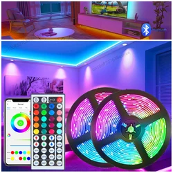 LED Strips Infrared Control Neon Ice Lights 5050 TV Backlight Room Decor SMD5050 USB Bedroom Decoration 1m 2m 3m 4m 5m Luces LED