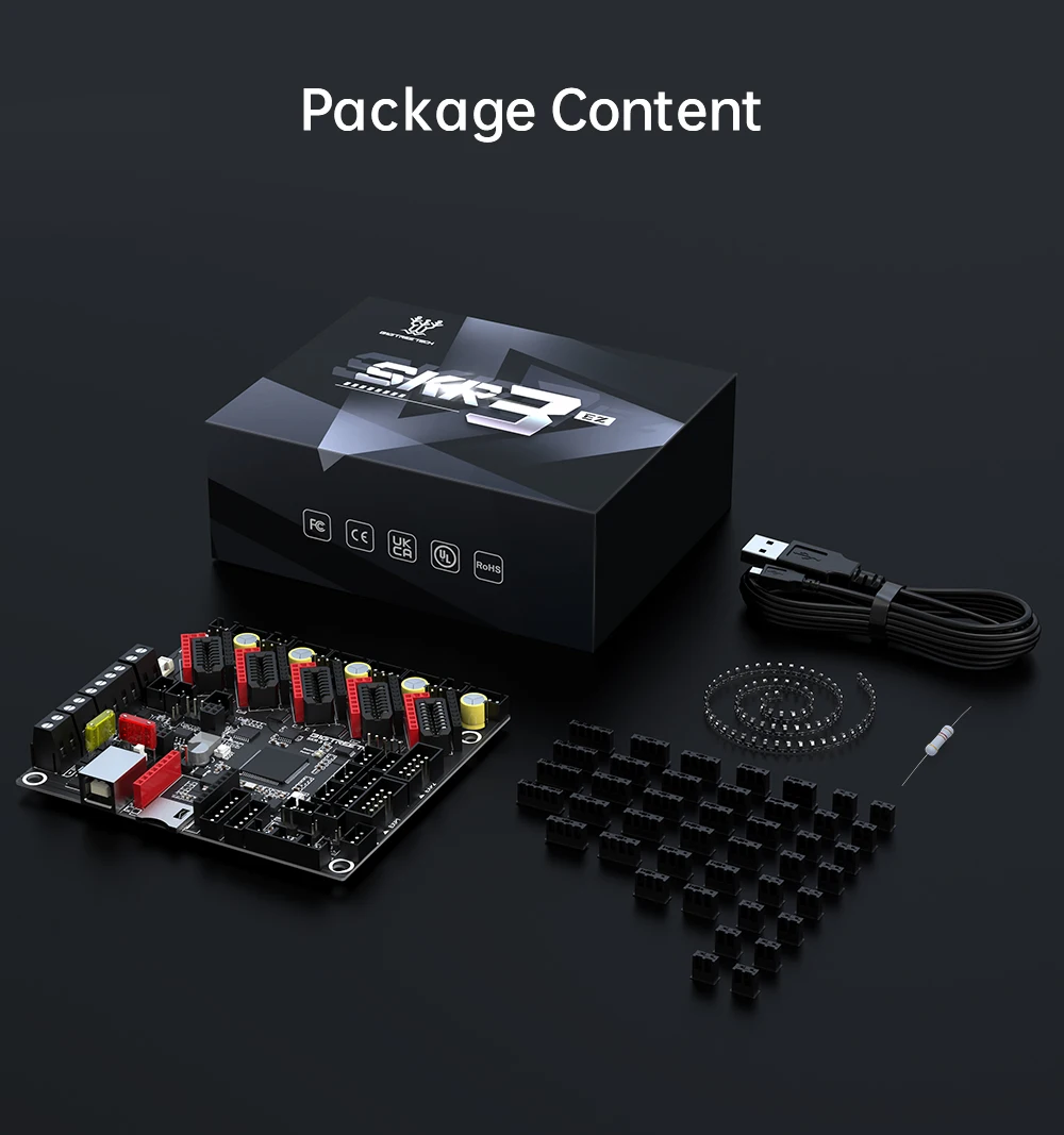 BIGTREETECH BTT SKR 3 EZ 32 Bit Motherboard EZ5160 Pro TMC2208 Upgrade SKR2 Steuerplatine Für Raspberry Pi Ender 3 Ender 5 Drucker – Detail 20