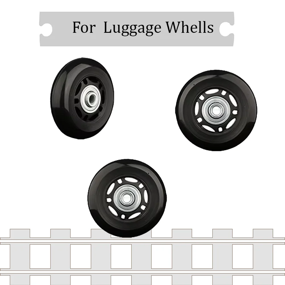 Suitcase Screw Replacement Wheels For Travel Suitcase Wheel Axle Repair Kit 40/45/50/60/70/80mm360 Degree Spinner Wheel Repair