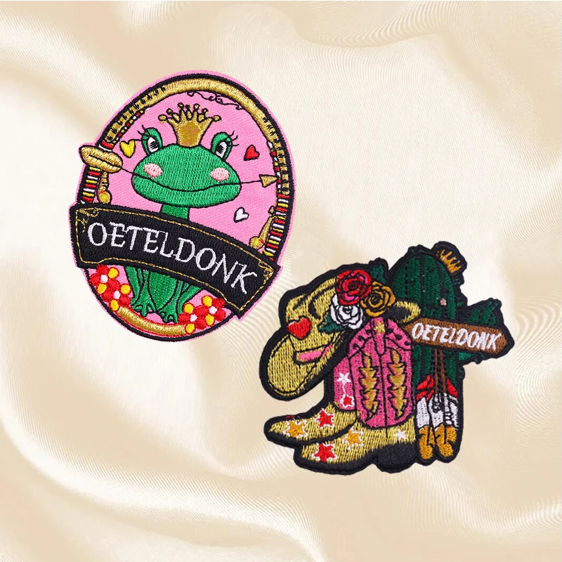 2-5 Stuks Set Nederland Oeteldonk Embleem Borduren Patch Op Kleding Jassen Carnaval Voor Nederland Ijzer Op Patches voor Kleding