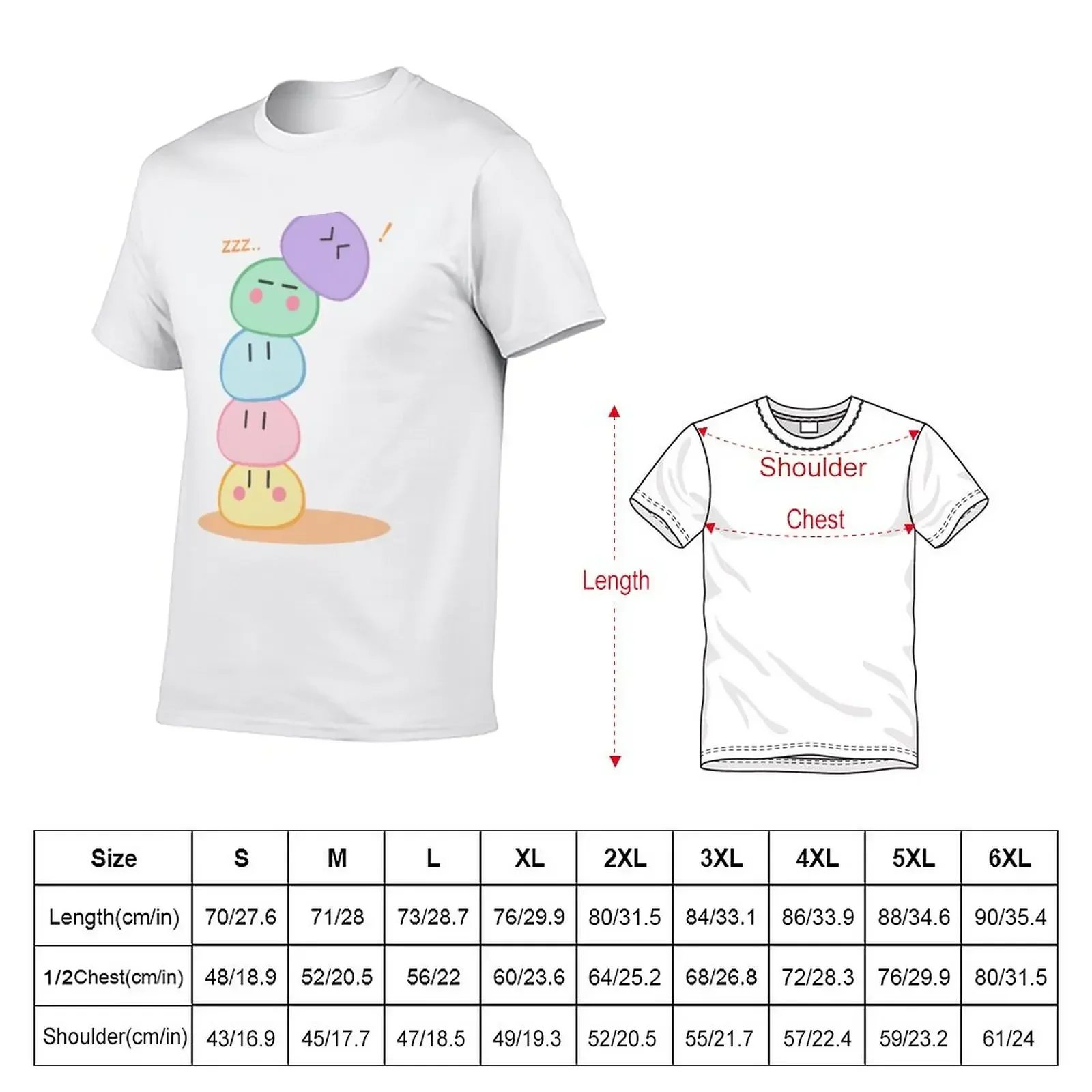 Kawai Dango Clannad T-Shirt sublime vintage clothes blacks funny t shirts for men