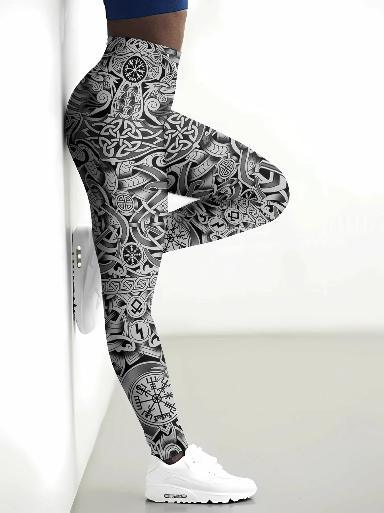 Viking Sport Leggings Women 3D Printing Tights Yoga Pants Gym Leggin Ladies Seamless Leggins for Female Leginsy Sexy