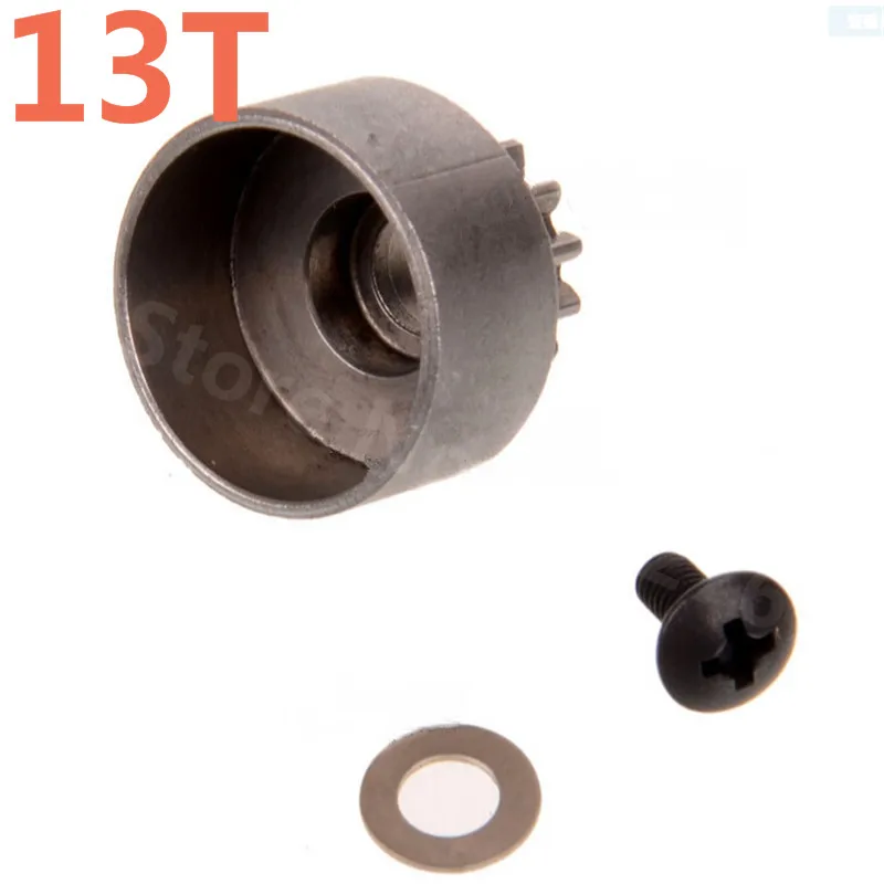 HSP 1/16 Onderdelen 86035 Hoogheid Clutch Bell Assemblage Versnelling (13 T) voor Racing Nitro Truck Buggy RC Auto METEOR KALA16