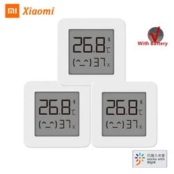 Xiaomi Mijia Bluetooth-Compatibel Thermometer 2 Draadloze Smart Elektrische Digitale Hygrometer Thermometer Werken Met Mijia App