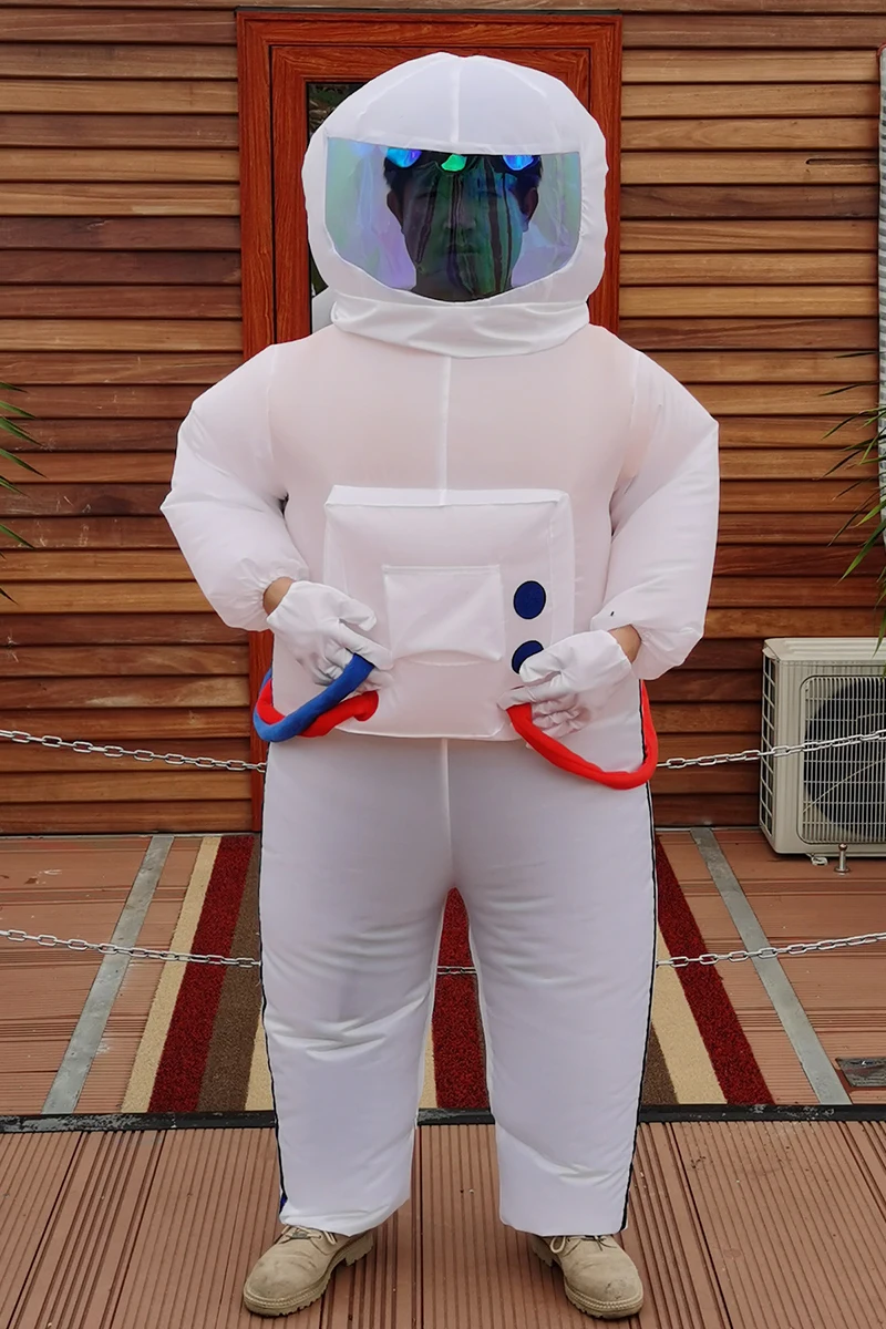 Inflatable Astronaut Space Suit Simple Version Mascot Costume Can Adult Size Style Inflatable Space Suit Mascot Dress-up Outfit