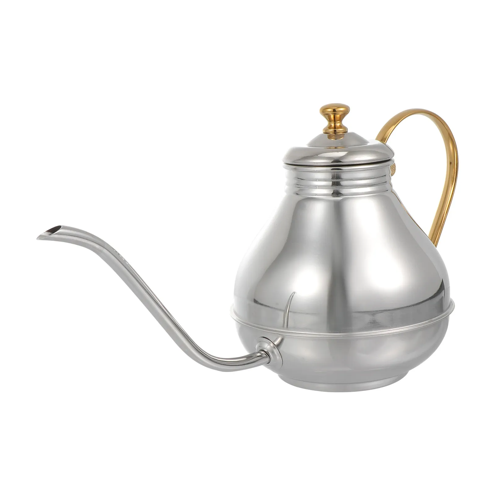 

1 шт. чайник из нержавеющей стали в европейском стиле, устойчивый к ржавчине, для нагрева воды, для дома, офиса, кухни, ресторана