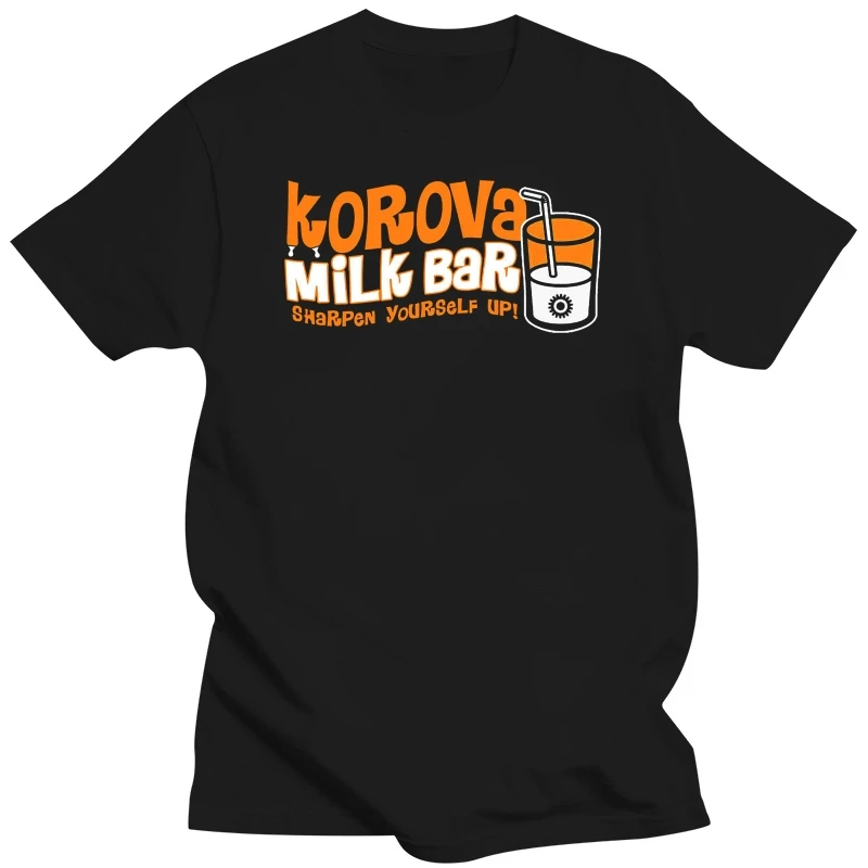 Korova Milk Bar T-shirt Clockwork Orange Inspired - Unofficial Retro Film - NEW