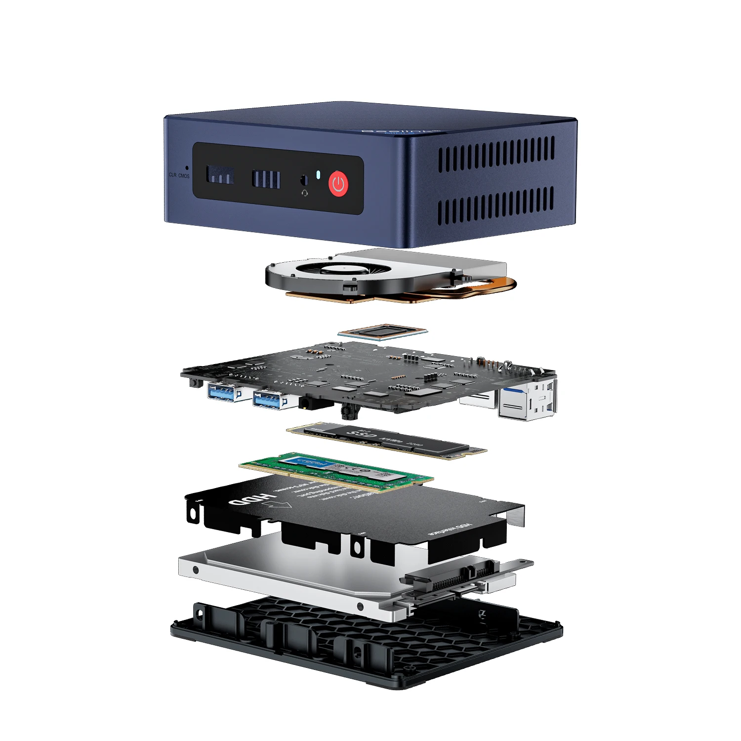 كمبيوتر Beelink MINI S12 12th Alder N95 أو N5095 8GB/16GB DDR4 256GB SSD Windows 11 Pro 4K HDMI 2.0 WIN11 NUC HTPC GK mini