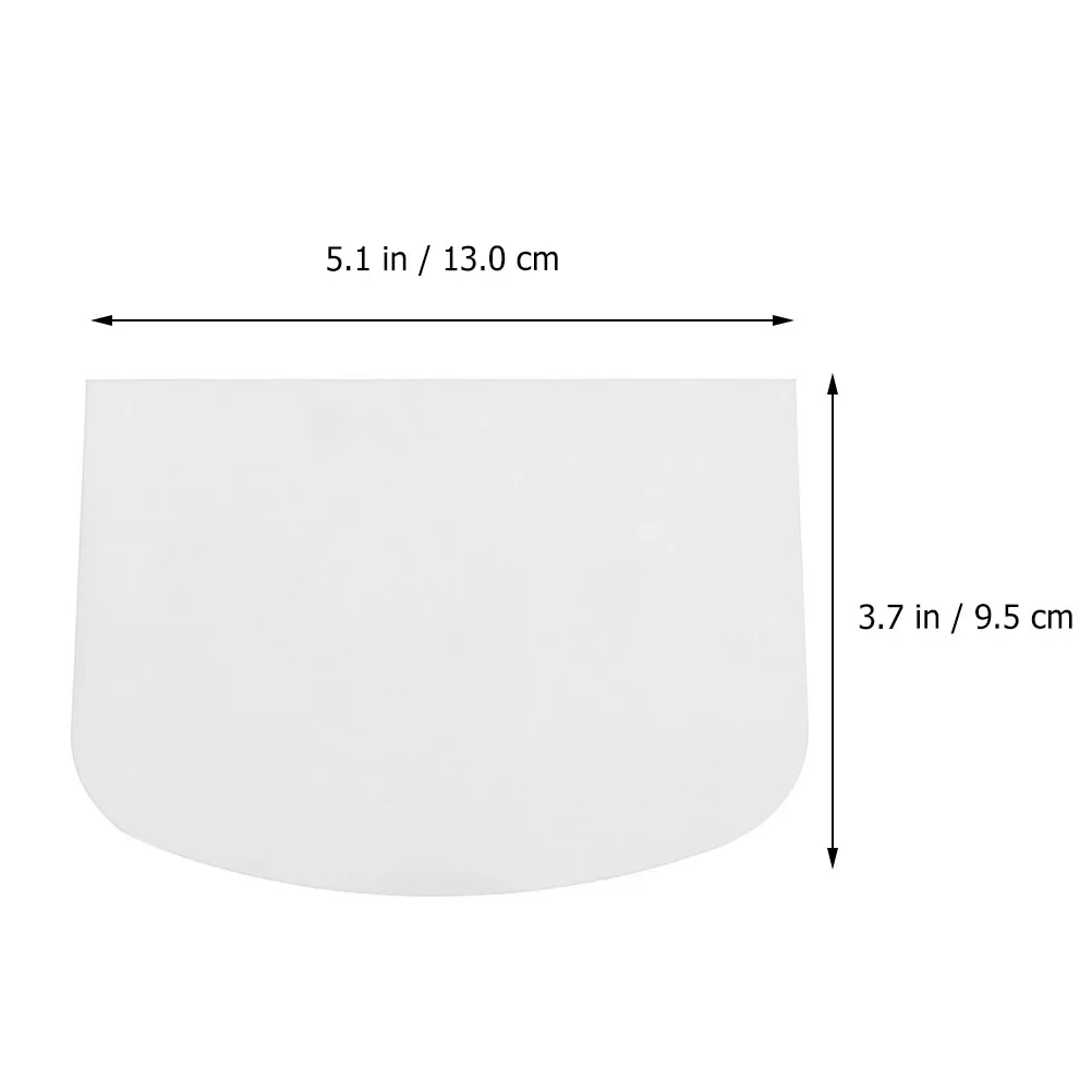 

Baking Scraper Plastic Dough Cake Cutter Semicircle Shape White Soft Kitchen Baking Tools Lightweight Non