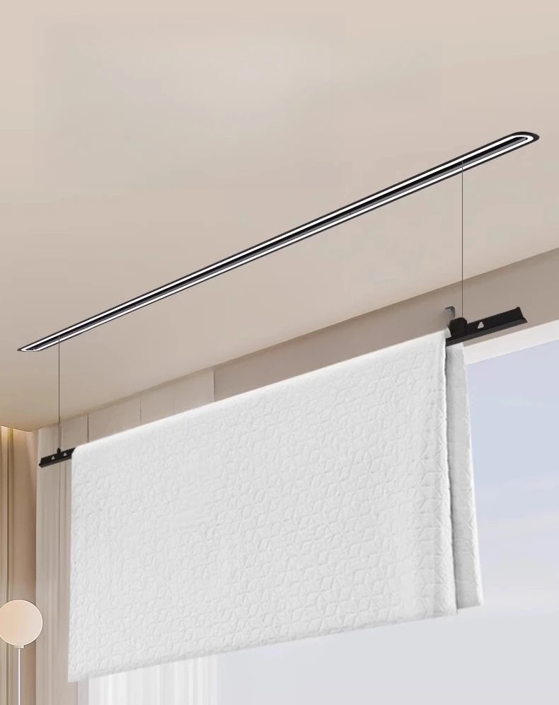 

Electric invisible rack automatic home balcony intelligent embedded hidden type remote control lifting drying rod