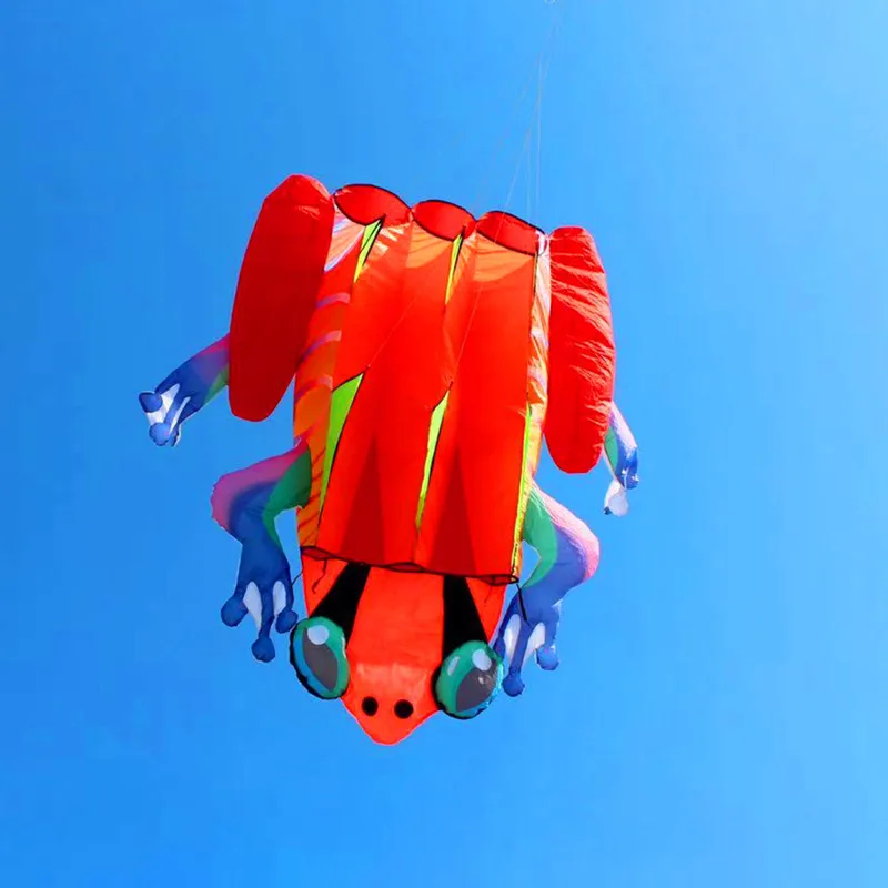 free shipping frog kite flying soft kite for adults windsurf outdoor toys inflatable games professional toy sports Kite string